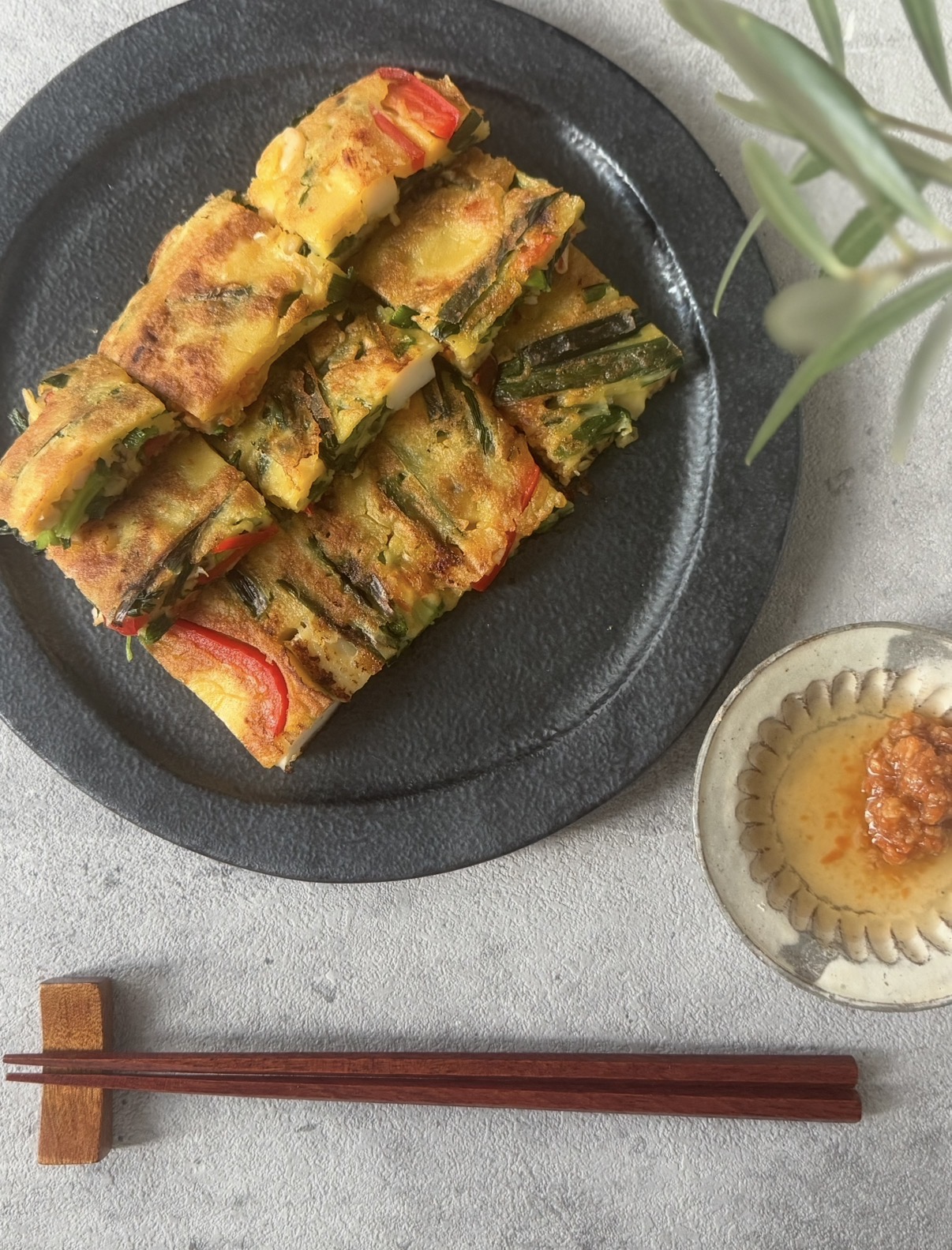 発酵野菜みそレシピ　シーフードミックスで作る海鮮チヂミ